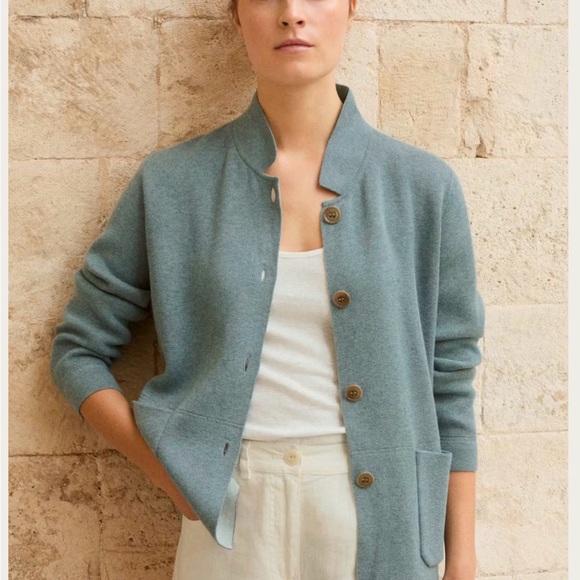 Poetry Sweaters - Poetry Organic Cotton Double Knit Jacket